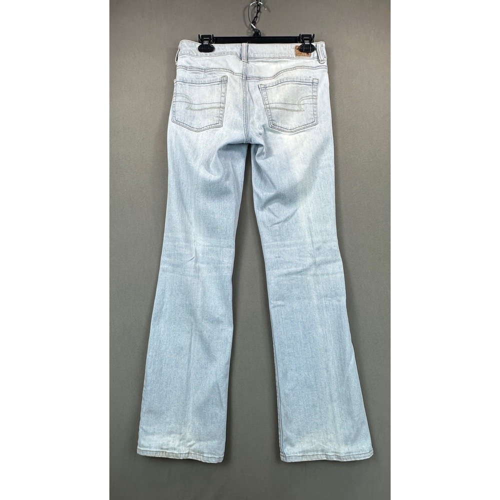 American Eagle Favorite Boyfriend Jeans Womens 6 Light Wash Low Rise Y2K Stretch
